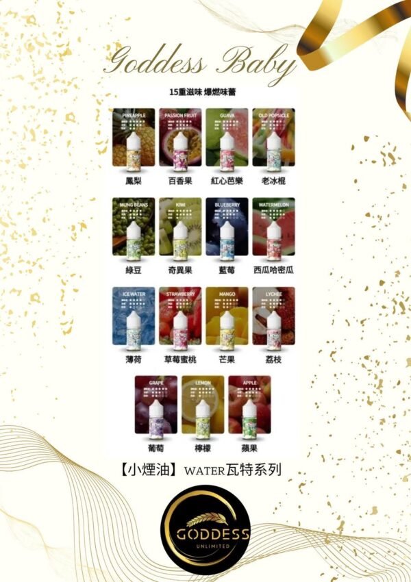 【小煙油】WATER 瓦特系列 35MG