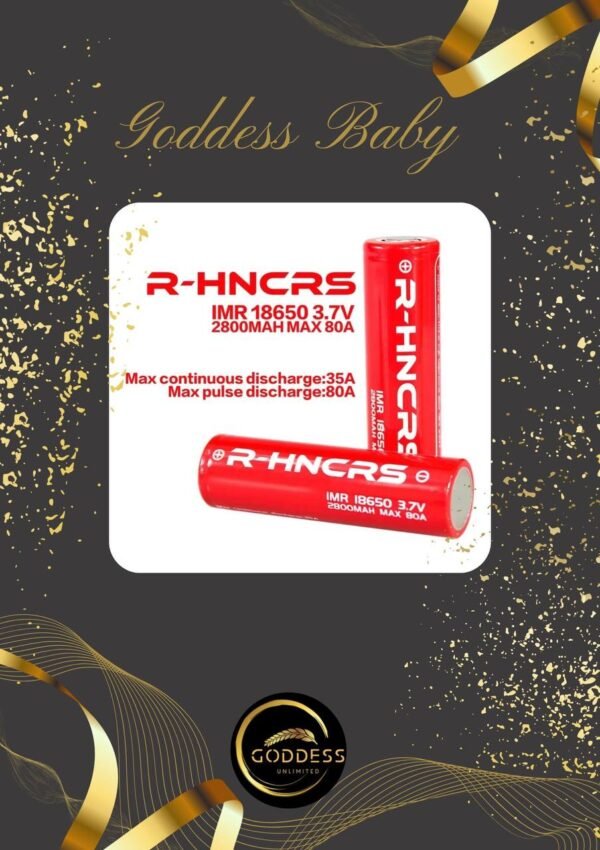 【配件】R-HNCRS 犀牛 紅皮 動力電池 18650/18350