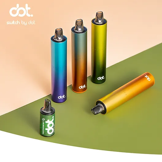 a14f67_1ebccd86a1714e11aae8bfa51641b8efmv2 【拋棄式】DOTMOD DOT SWITCH 佩特里 圓柱筆形換彈式主機 買兩盒煙彈 送主機一支